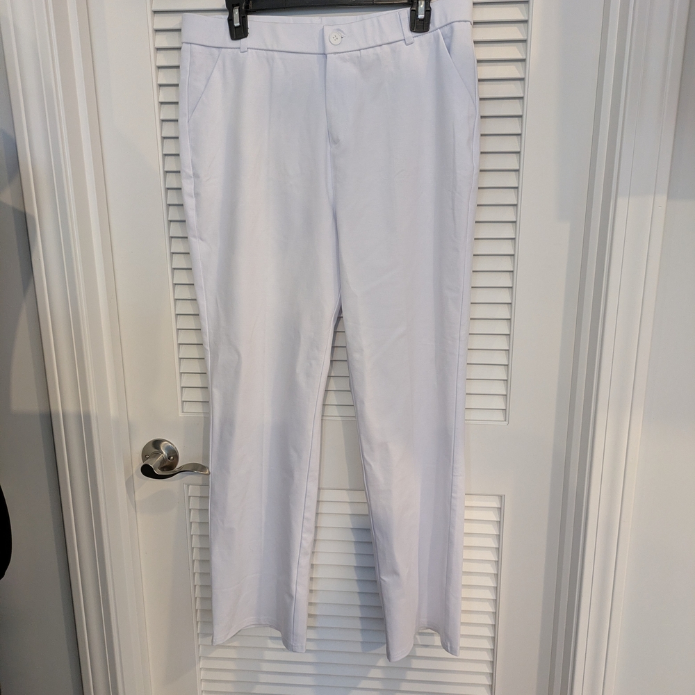 I Chosy Classic White Women's Dress Pants Size 12 x 29"